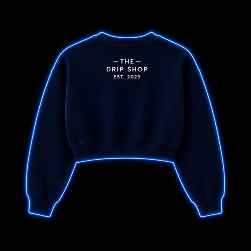 Baseball Mom Cropped Crewneck