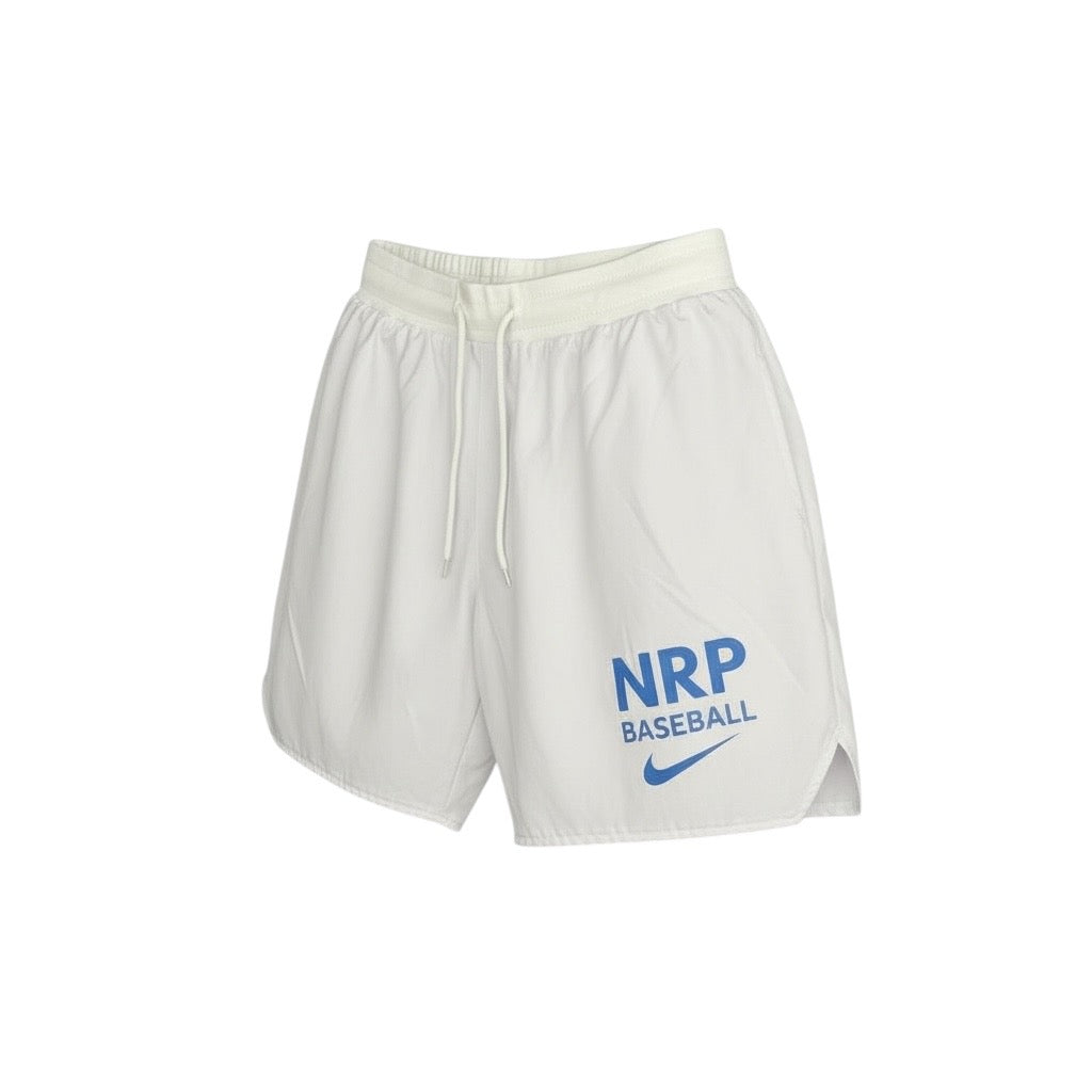 White NRP Baseball Shorts