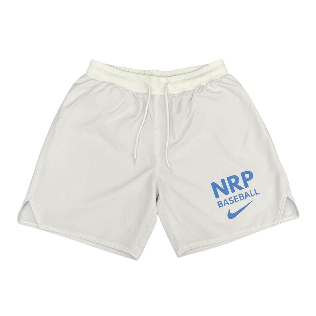 White NRP Baseball Shorts